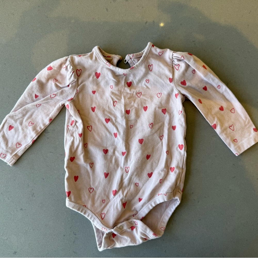 Pehr Heart Patterned Pink One Piece